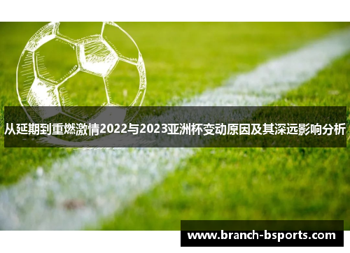 从延期到重燃激情2022与2023亚洲杯变动原因及其深远影响分析 从延期到重燃激情2022与2023亚洲杯变动原因及其深远影响分析